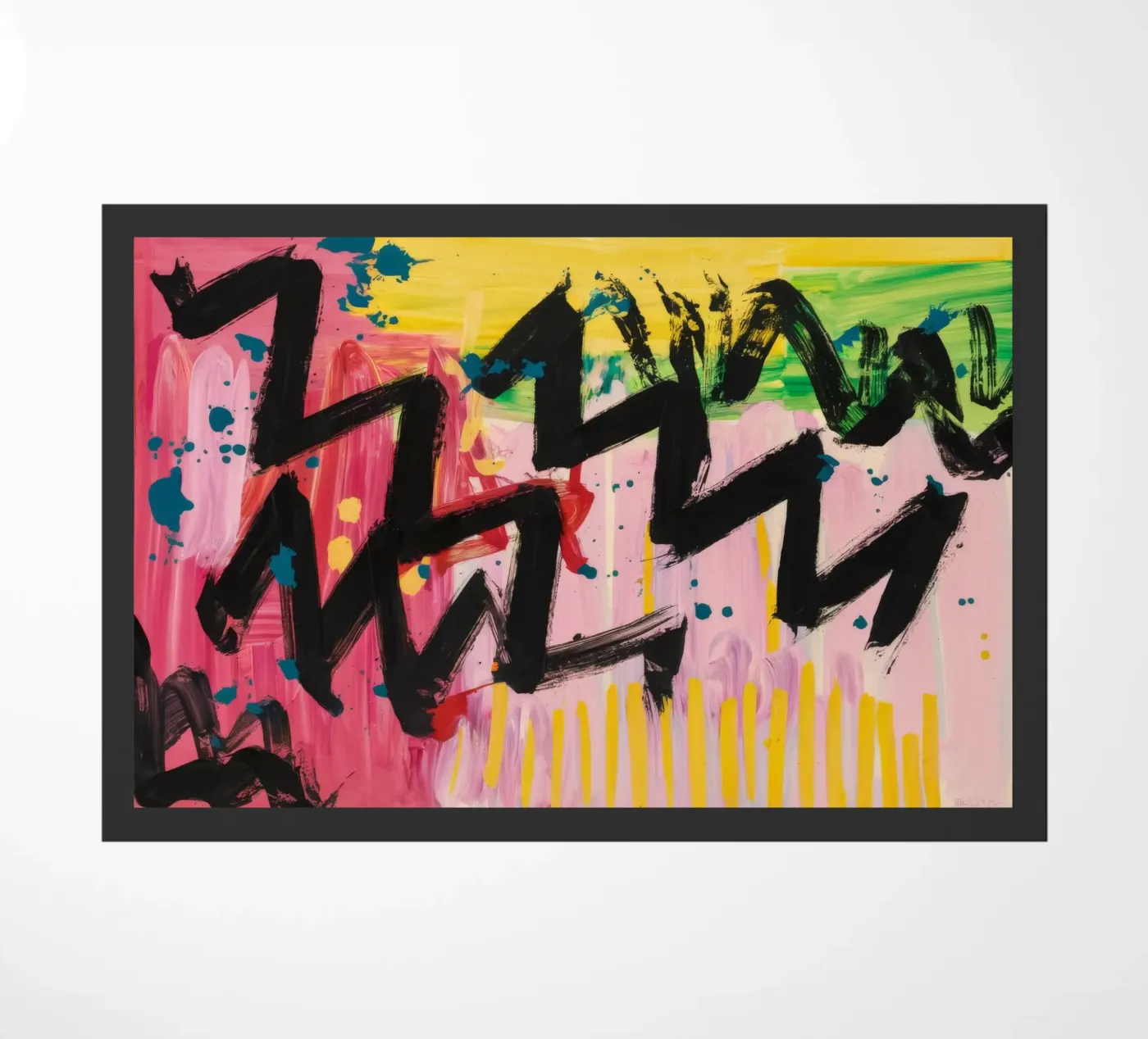 Zigzag Rhythm Pulse doormat by Sublime Layers