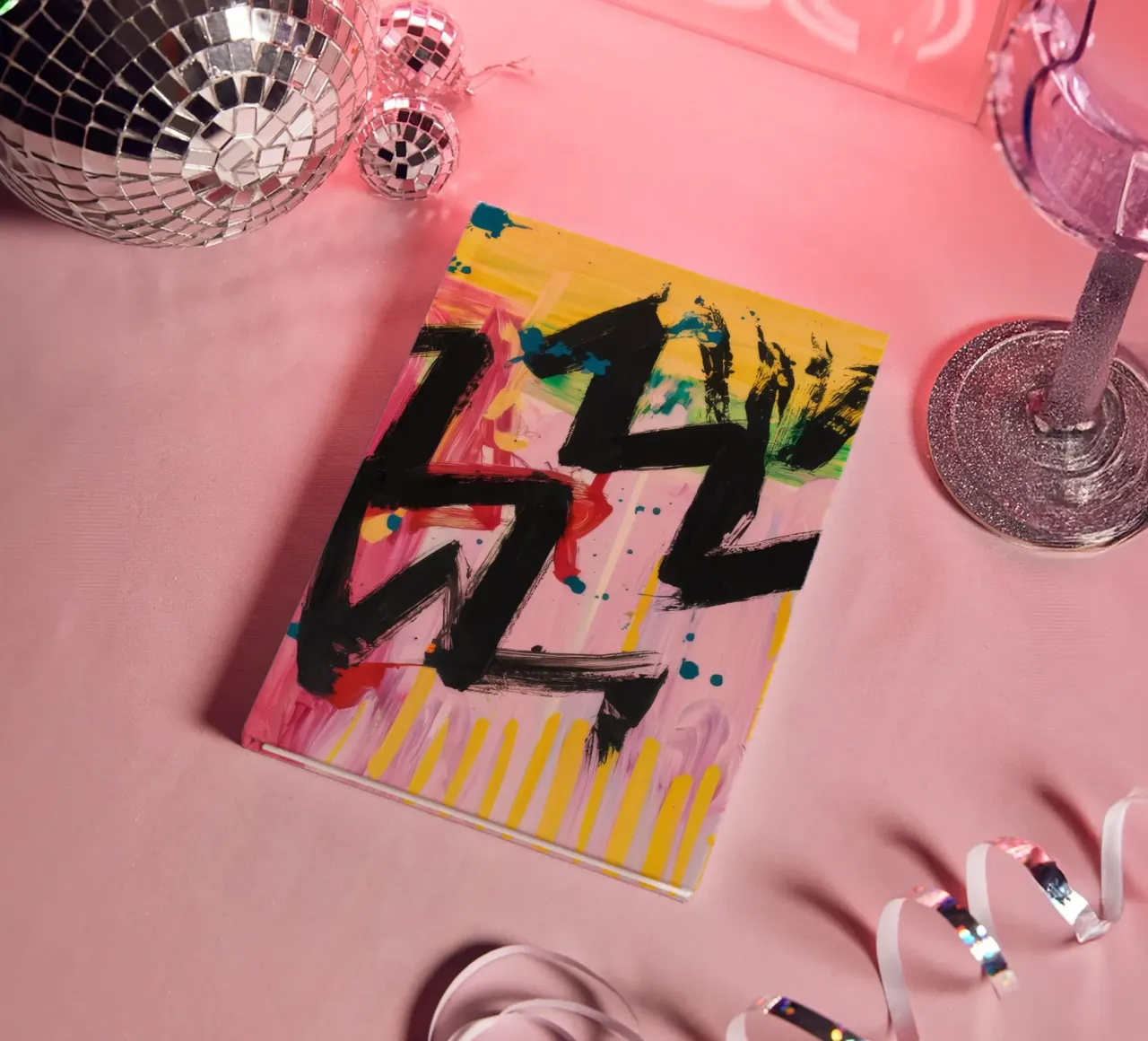 Zigzag Rhythm Pulse notebook by Sublime Layers