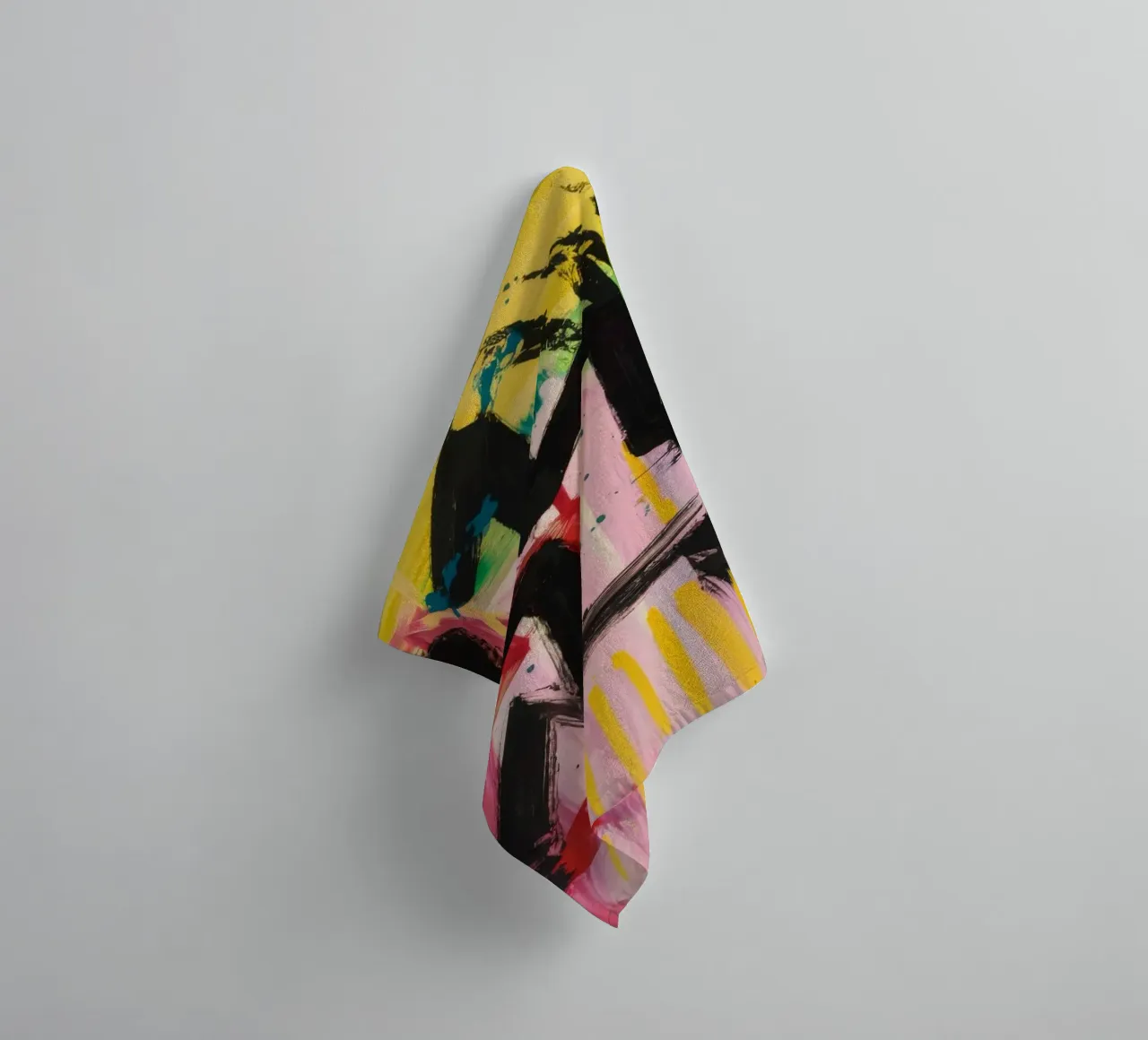 Zigzag Rhythm Pulse towel by Sublime Layers