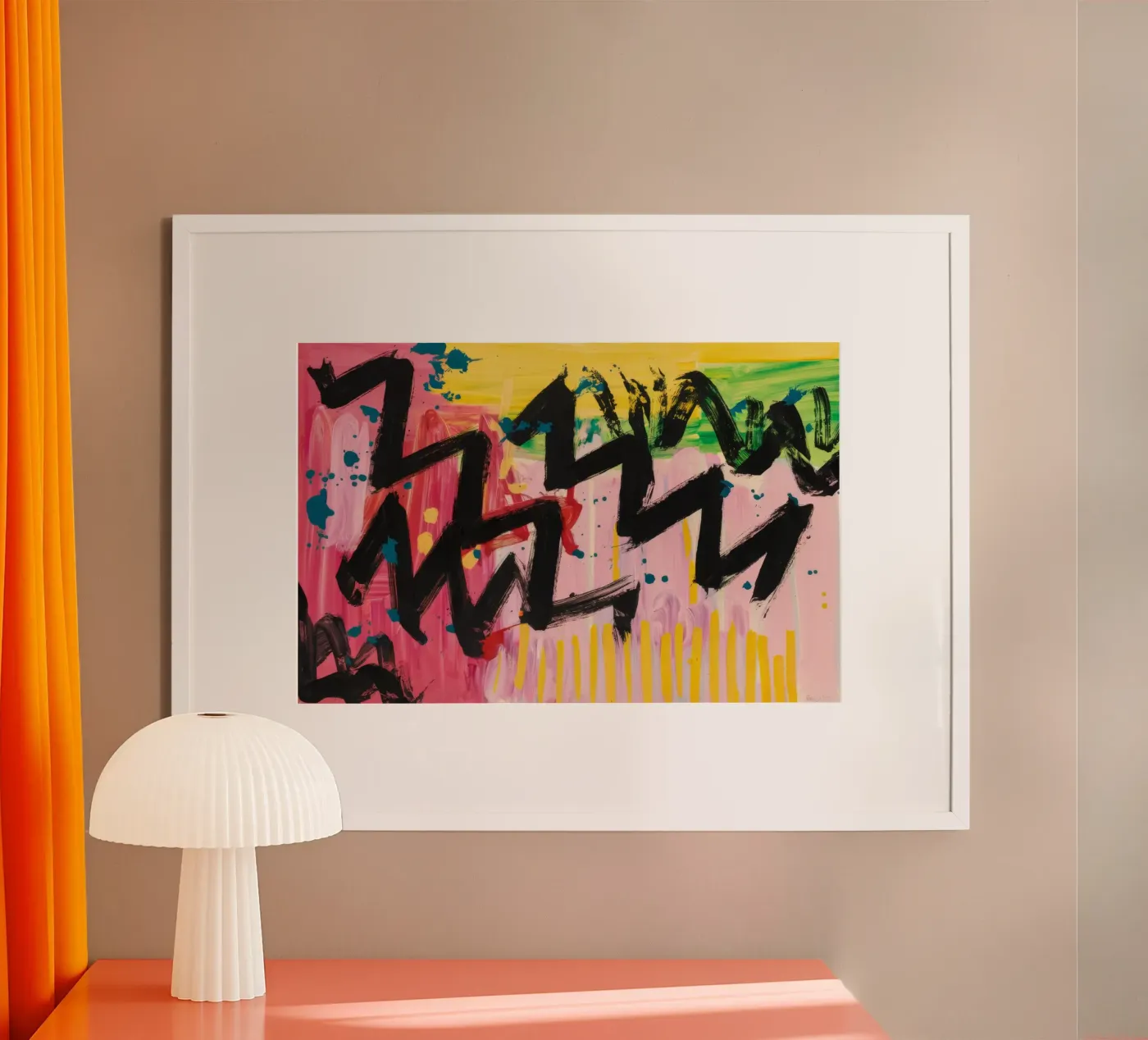 Zigzag Rhythm Pulse poster by Sublime Layers