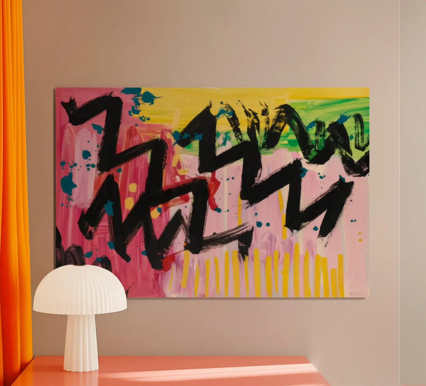 Zigzag Rhythm Pulse poster by Sublime Layers