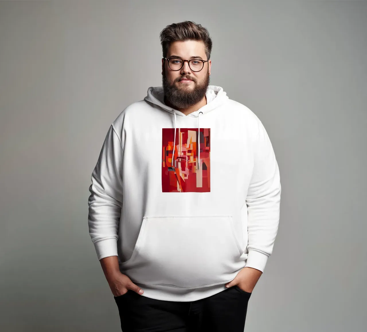 Construct felpa con cappuccio da Art Unleashed