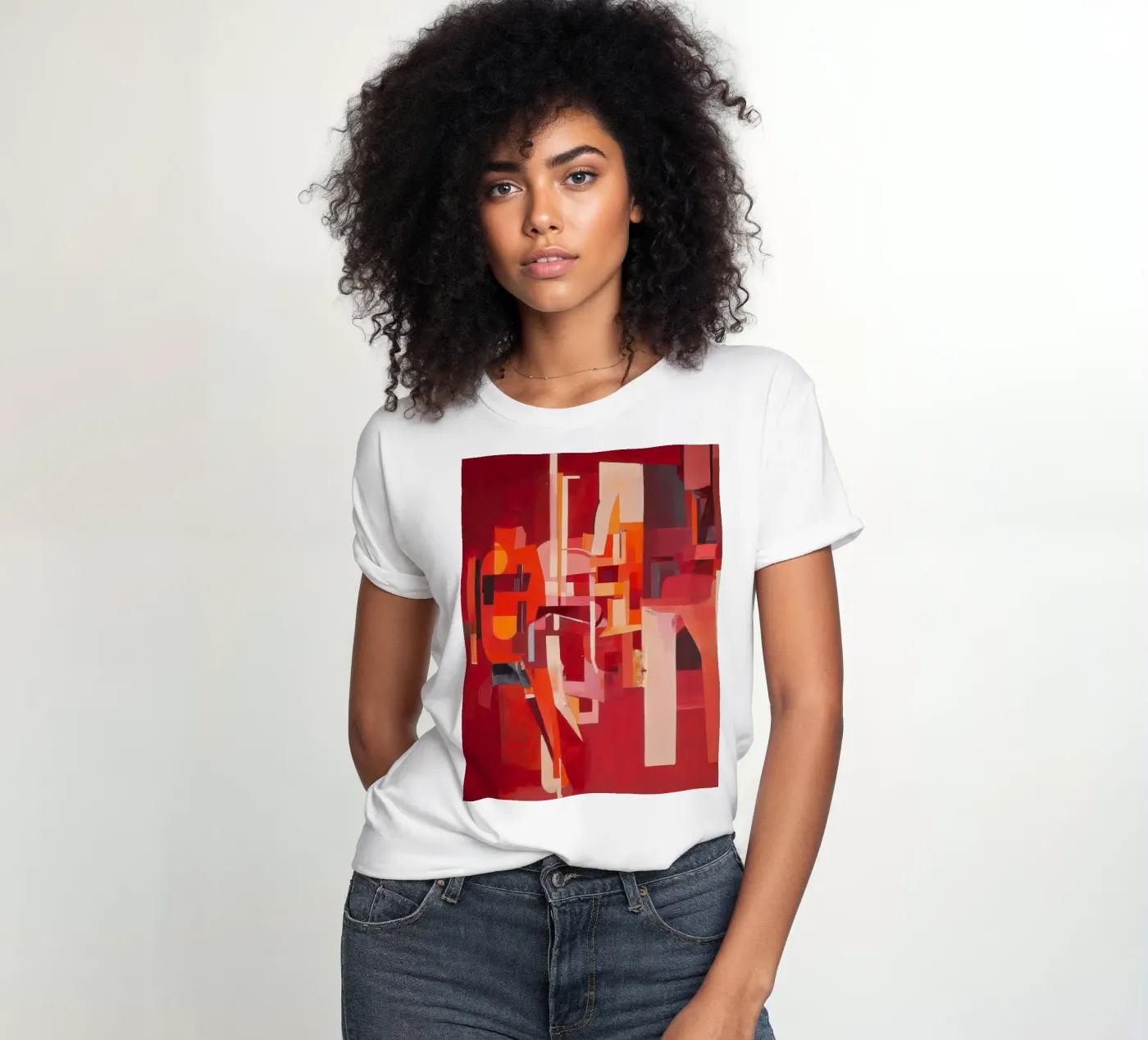 Construct t-shirt da donna da Art Unleashed