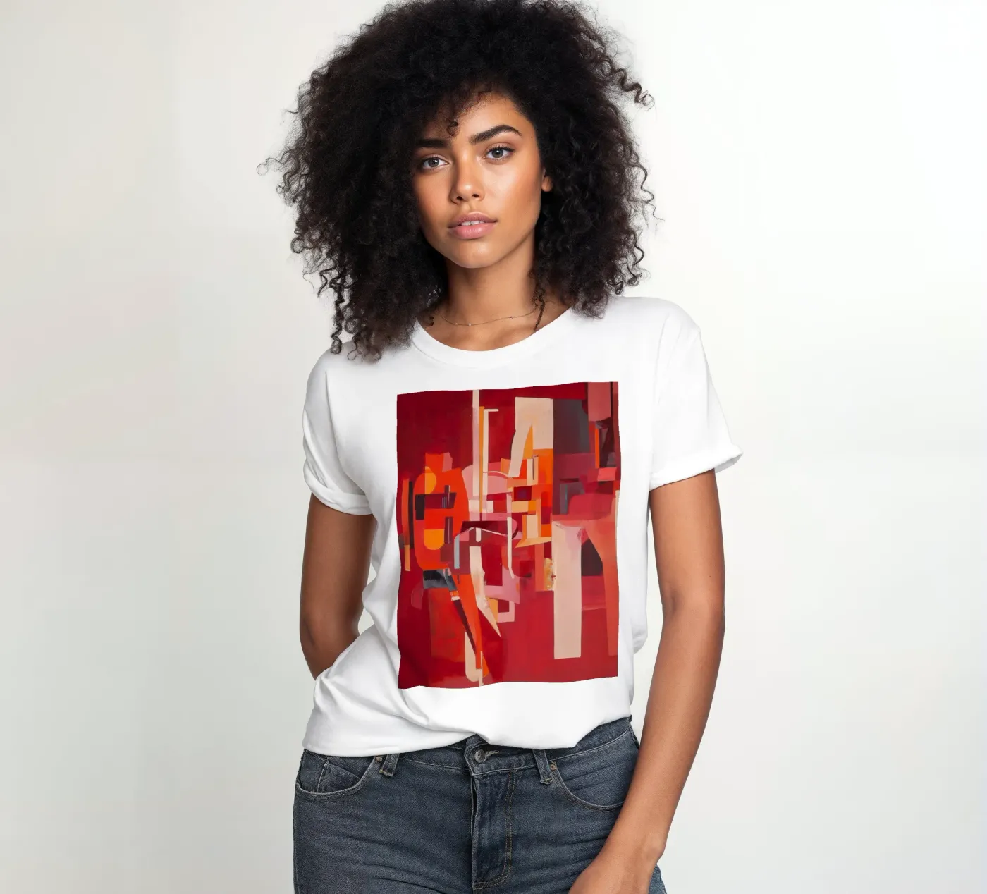 Construct t-shirt da donna da Art Unleashed