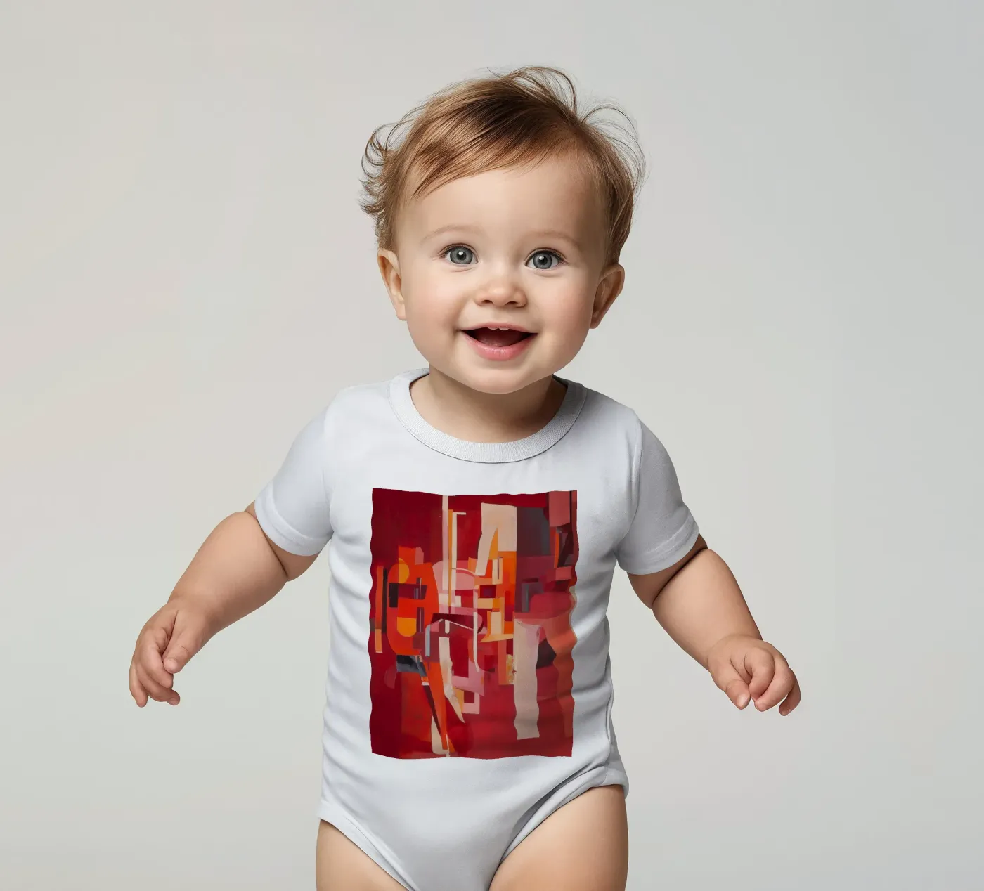 Construct babyrompertje korte mouwen van Art Unleashed