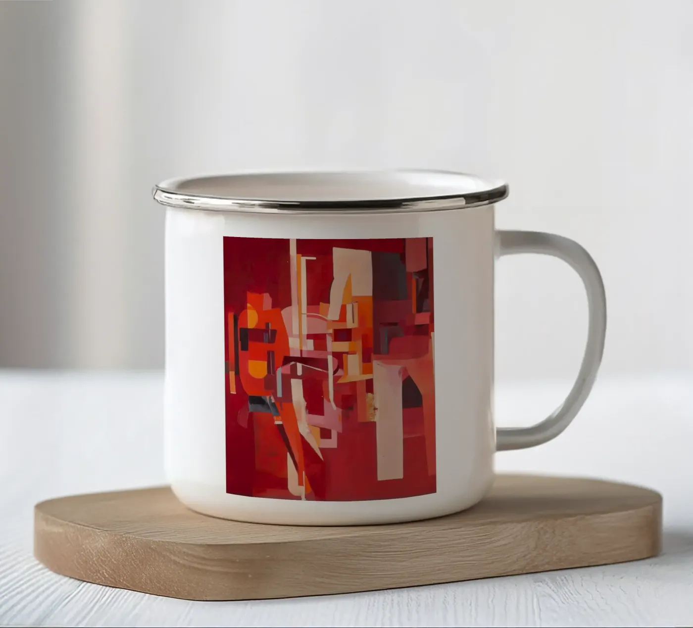 Construct enamel mug by Art Unleashed