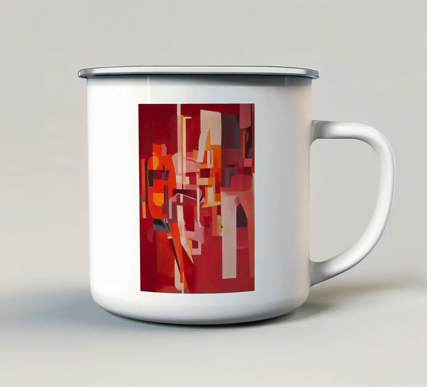 Construct enamel mug by Art Unleashed