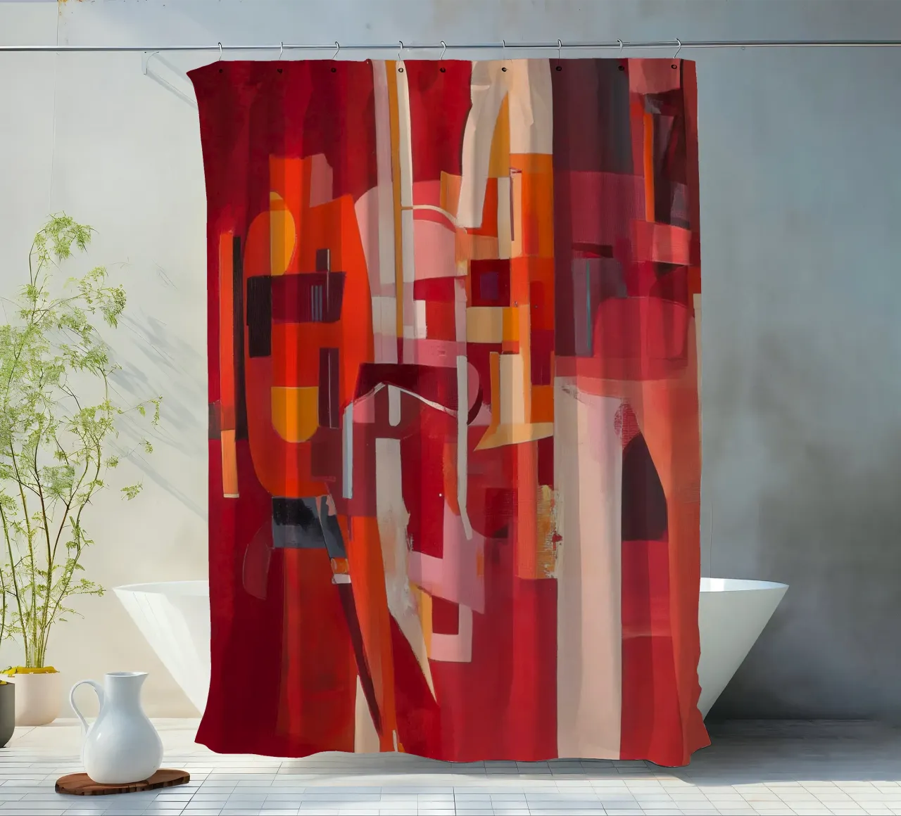 Construct Duschvorhang von Art Unleashed