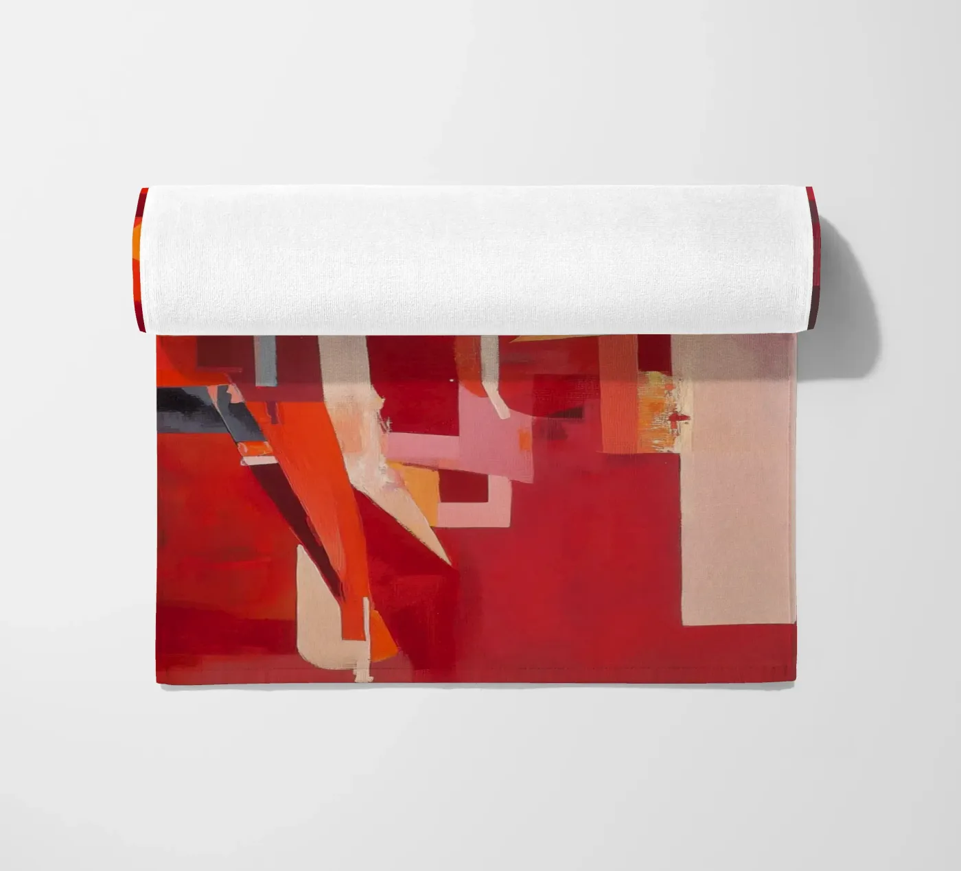 Construct beach towel by Art Unleashed