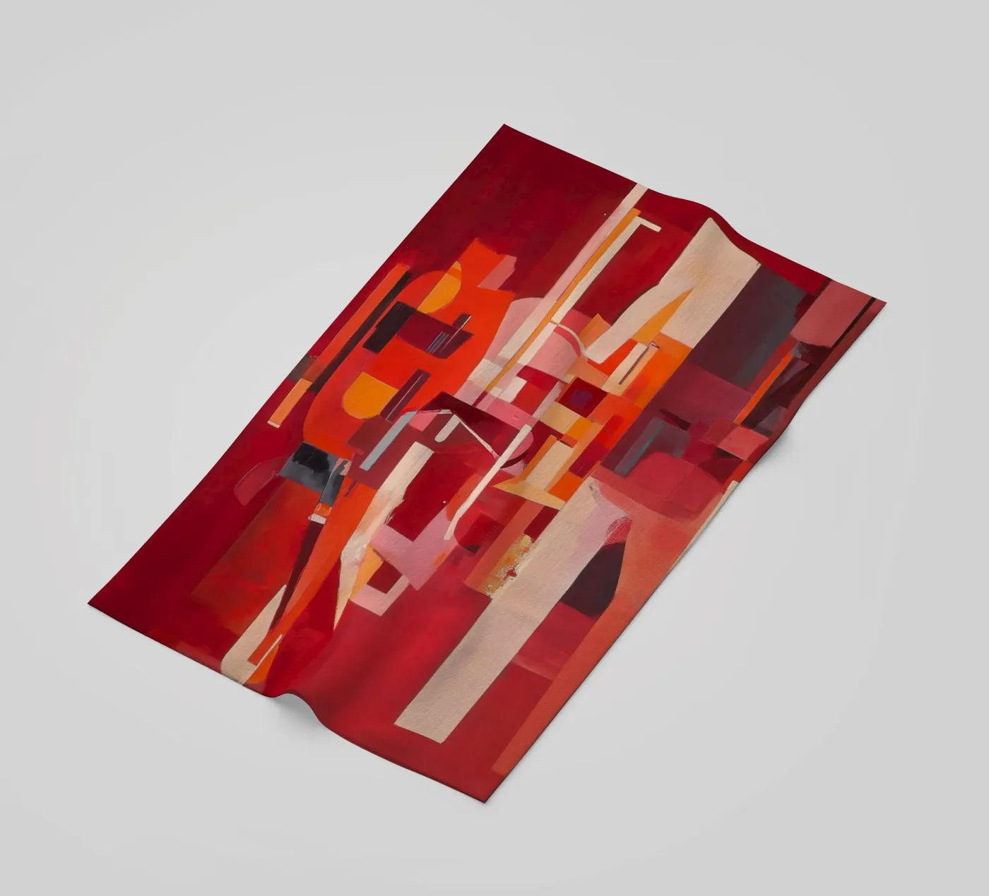 Construct beach towel by Art Unleashed