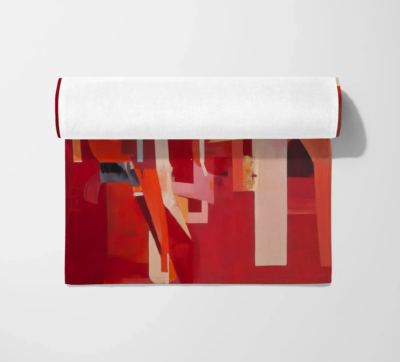 Construct beach towel by Art Unleashed