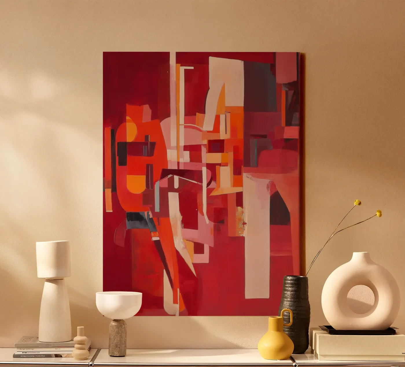 Construct Leinwand von Art Unleashed