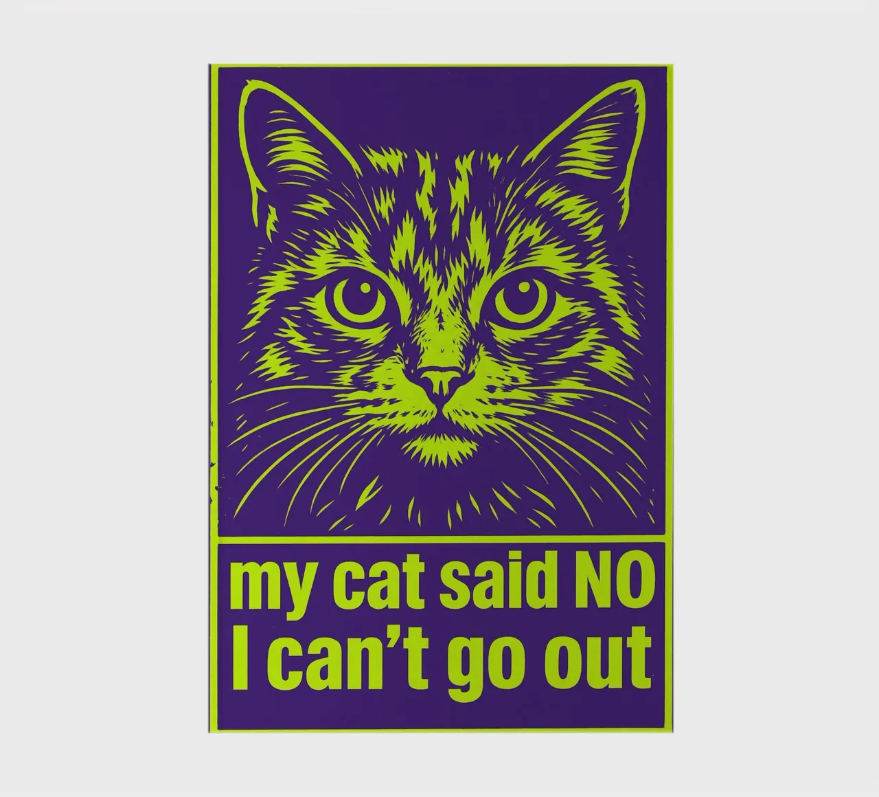 my cat said no notebook by Rawdenox