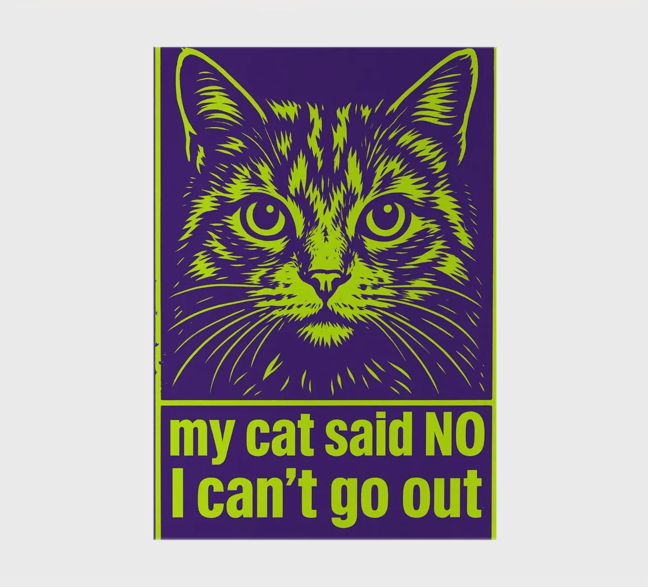 my cat said no notebook by Rawdenox