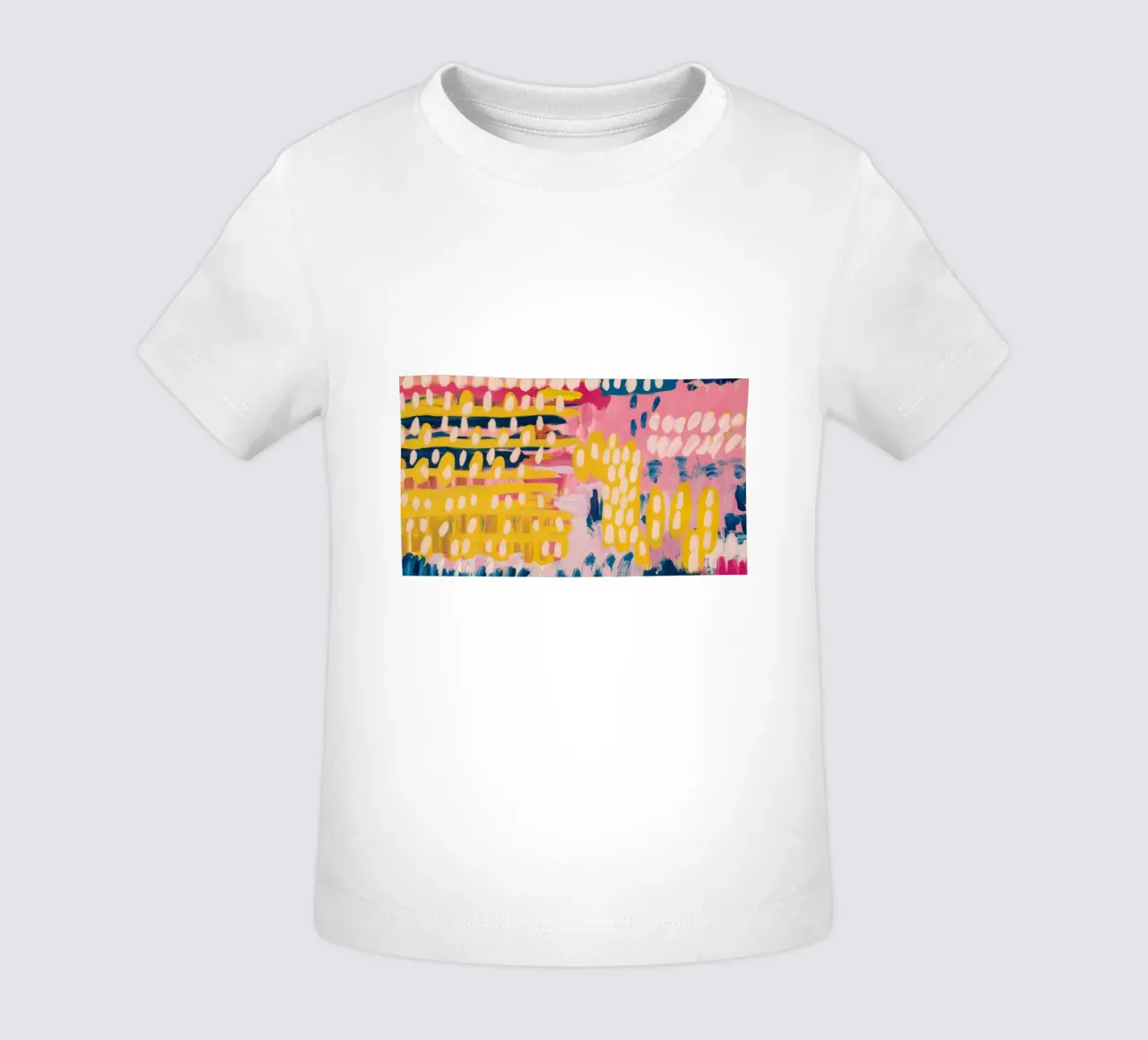 Electric Pixel Fields baby t-shirt by Sublime Layers