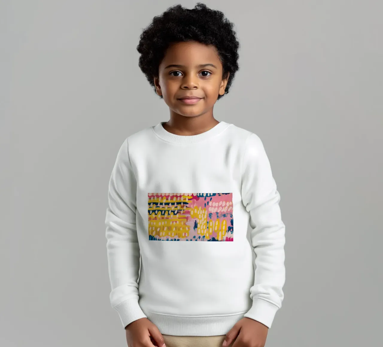 Campi elettrici a pixel felpa bambino da Sublime Layers