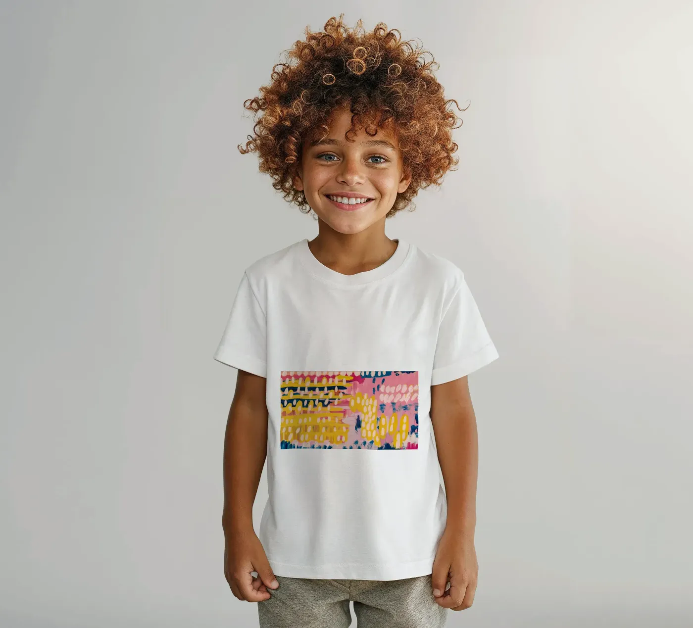 Electric Pixel Fields kinder t-shirt van Sublime Layers