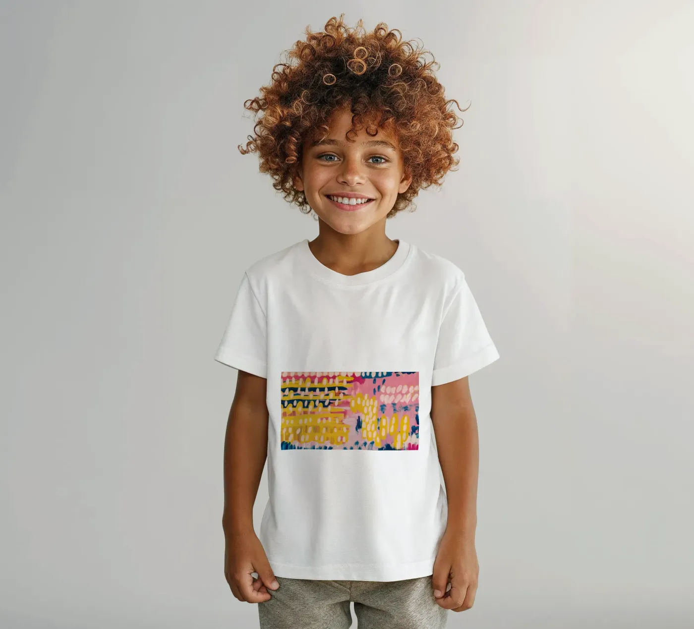 Electric Pixel Fields kinder t-shirt van Sublime Layers