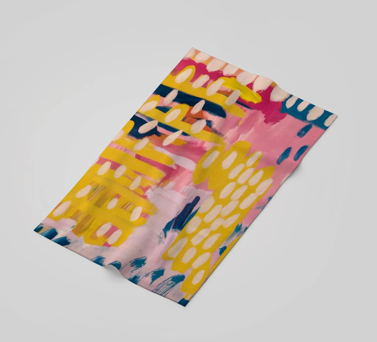 Electric Pixel Fields beach towel by Sublime Layers
