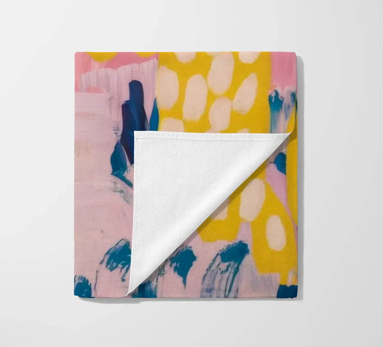 Electric Pixel Fields beach towel by Sublime Layers