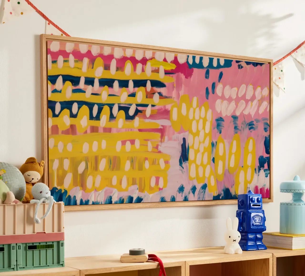 Campi elettrici a pixel plexiglass da Sublime Layers