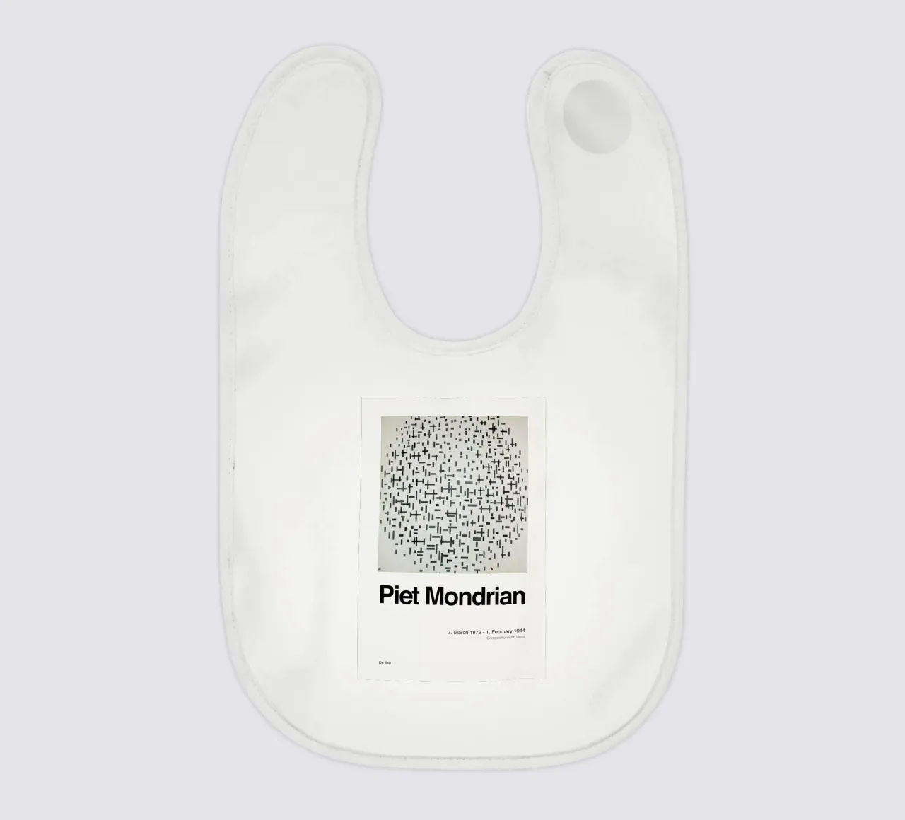 Mondrian - Composition with Lines bavaglino da ARTOTHEK