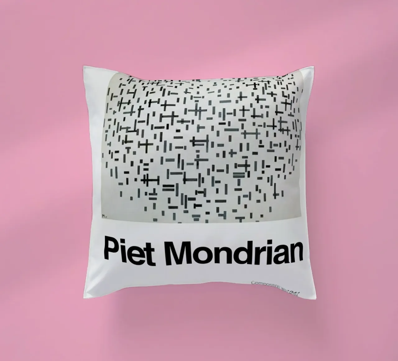 Mondrian - Composition with Lines cuscino da ARTOTHEK