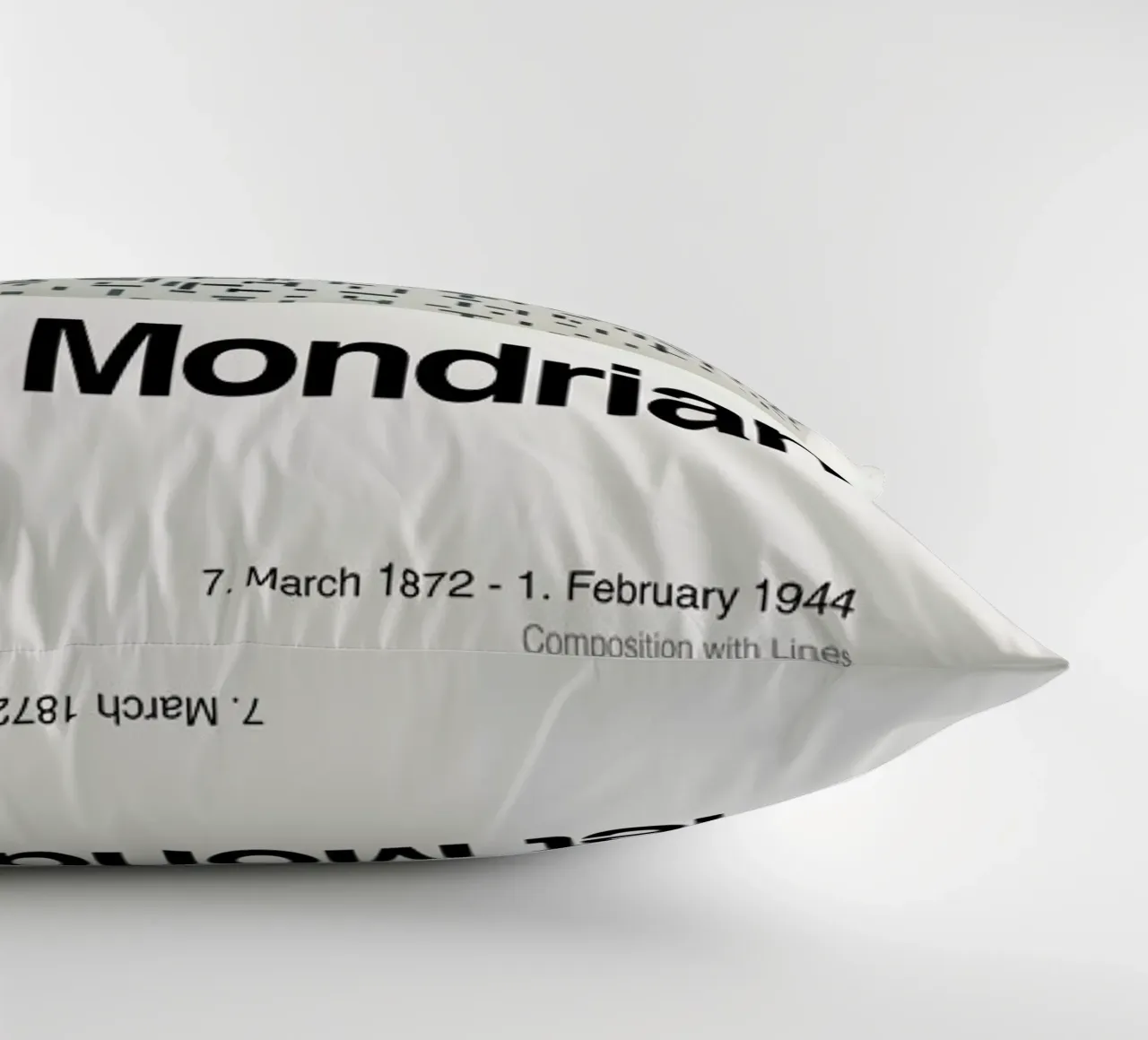 Mondrian - Composition with Lines cuscino da ARTOTHEK