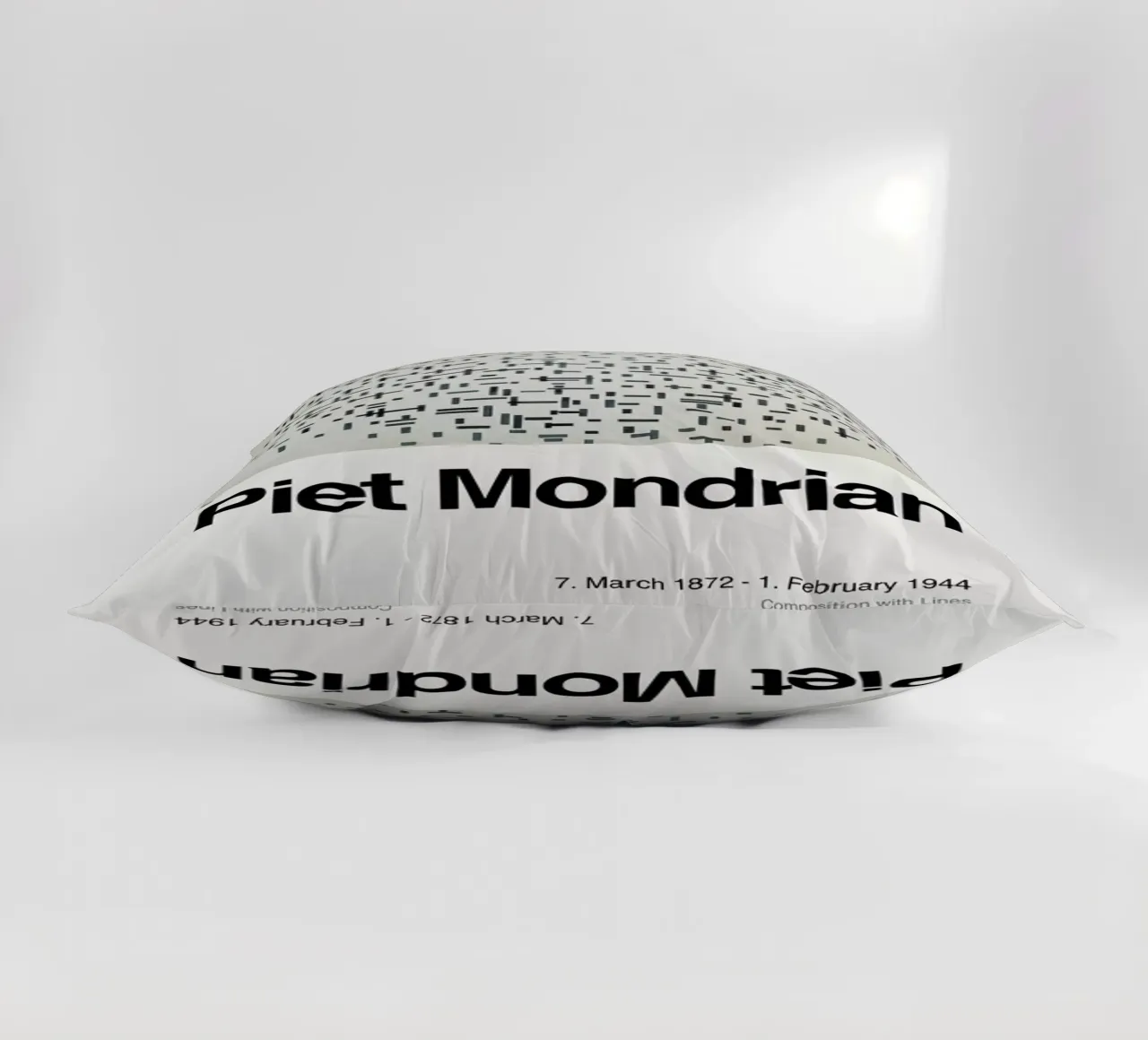 Mondrian - Composition with Lines cuscino da ARTOTHEK