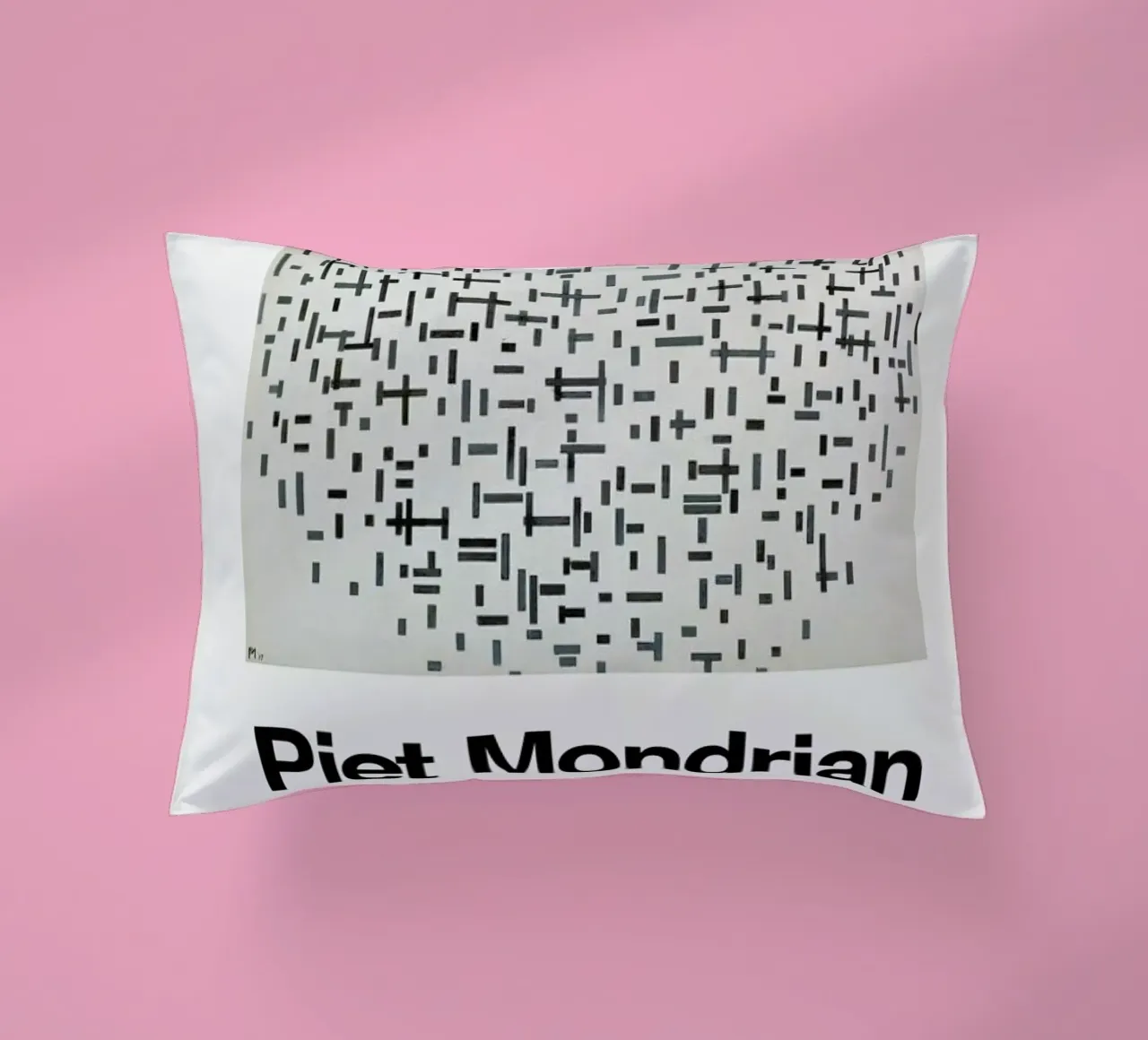 Mondrian - Composition with Lines cuscino da ARTOTHEK