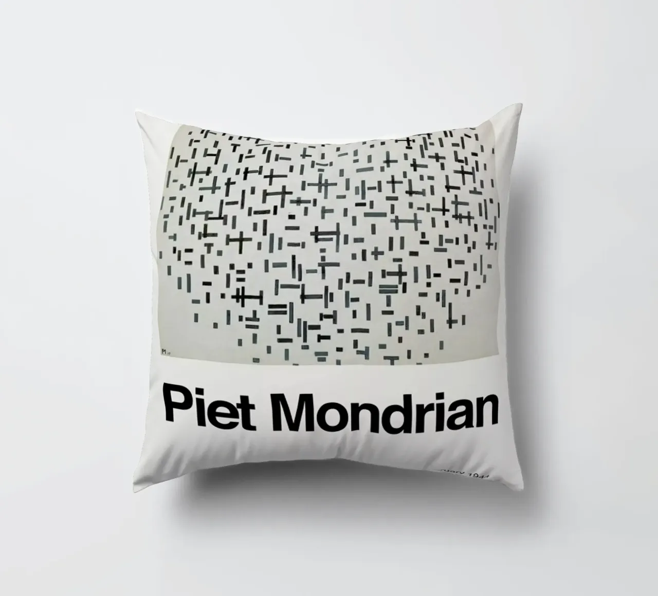 Mondrian - Composition with Lines cuscino da ARTOTHEK