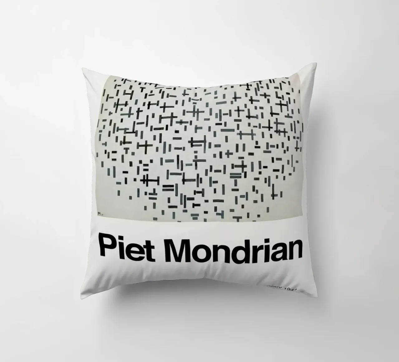 Mondrian - Composition with Lines cuscino da ARTOTHEK