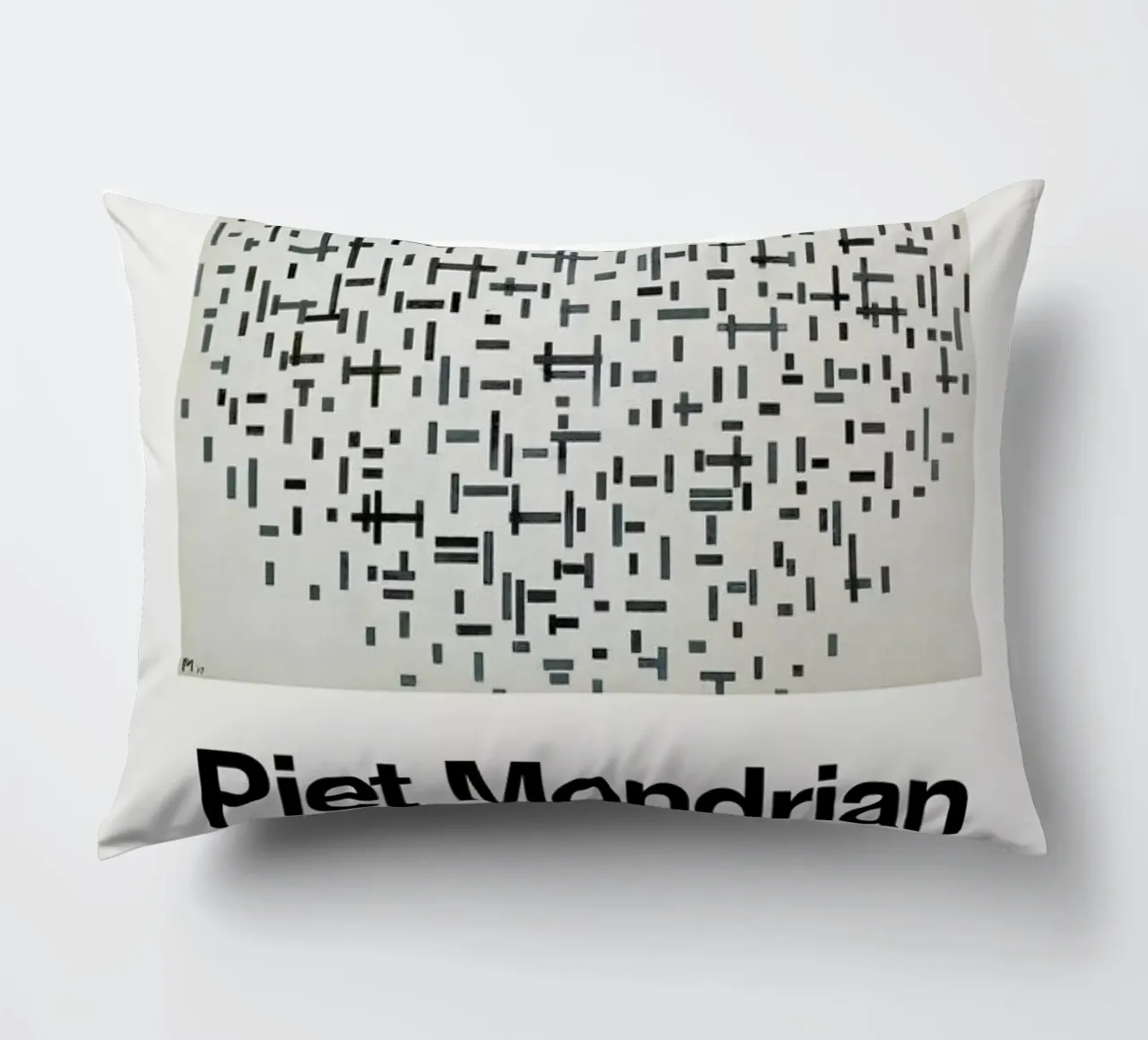 Mondrian - Composition with Lines cuscino da ARTOTHEK