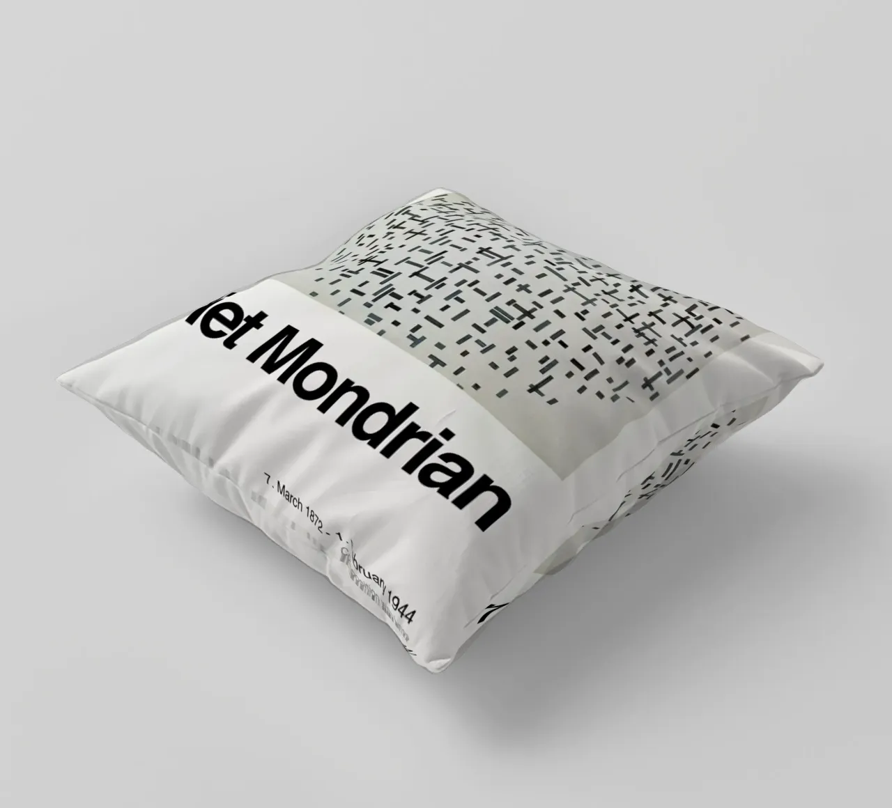 Mondrian - Composition with Lines cuscino da ARTOTHEK