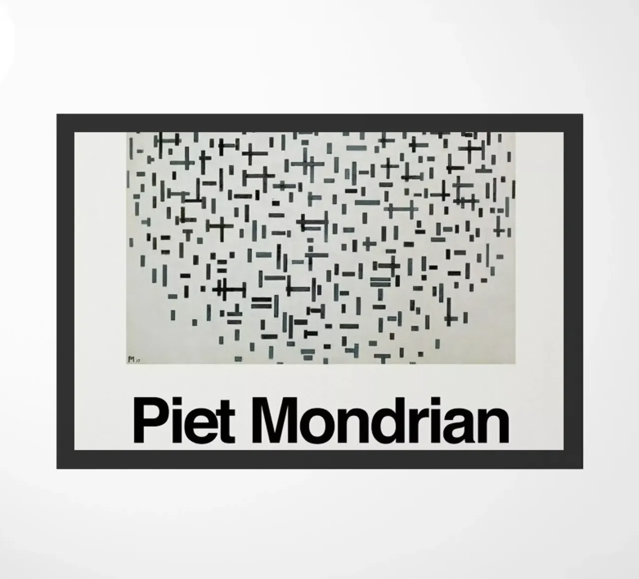 Mondrian - Composition with Lines zerbino da ARTOTHEK