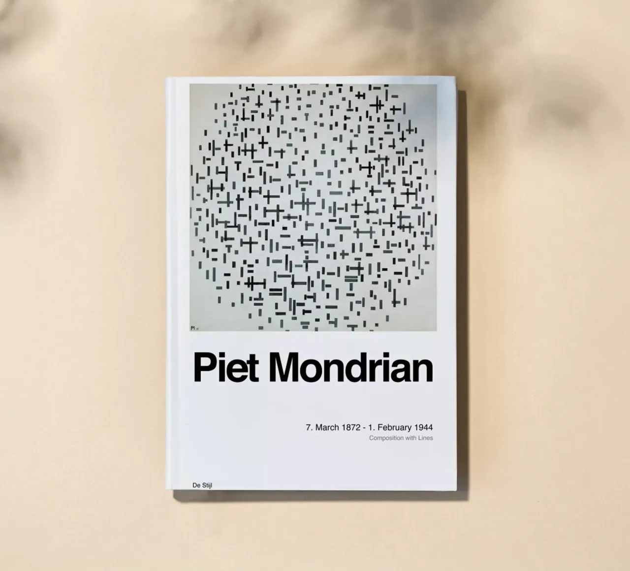 Mondrian - Composition with Lines notebook by ARTOTHEK