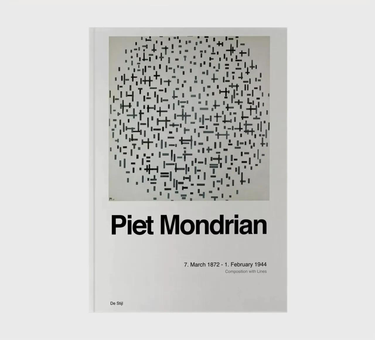 Mondrian - Composition with Lines notebook by ARTOTHEK