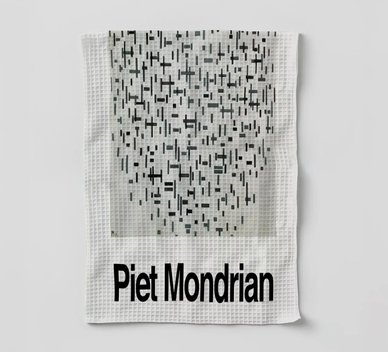 Mondrian - Composition with Lines canovaccio da cucina da ARTOTHEK