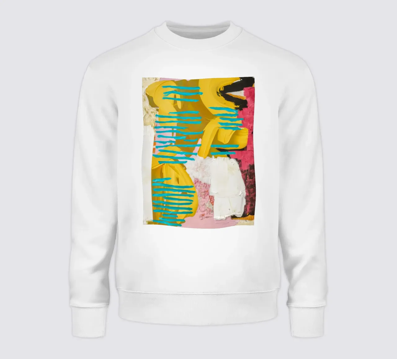 Flusso turchese Collisione felpa da Sublime Layers