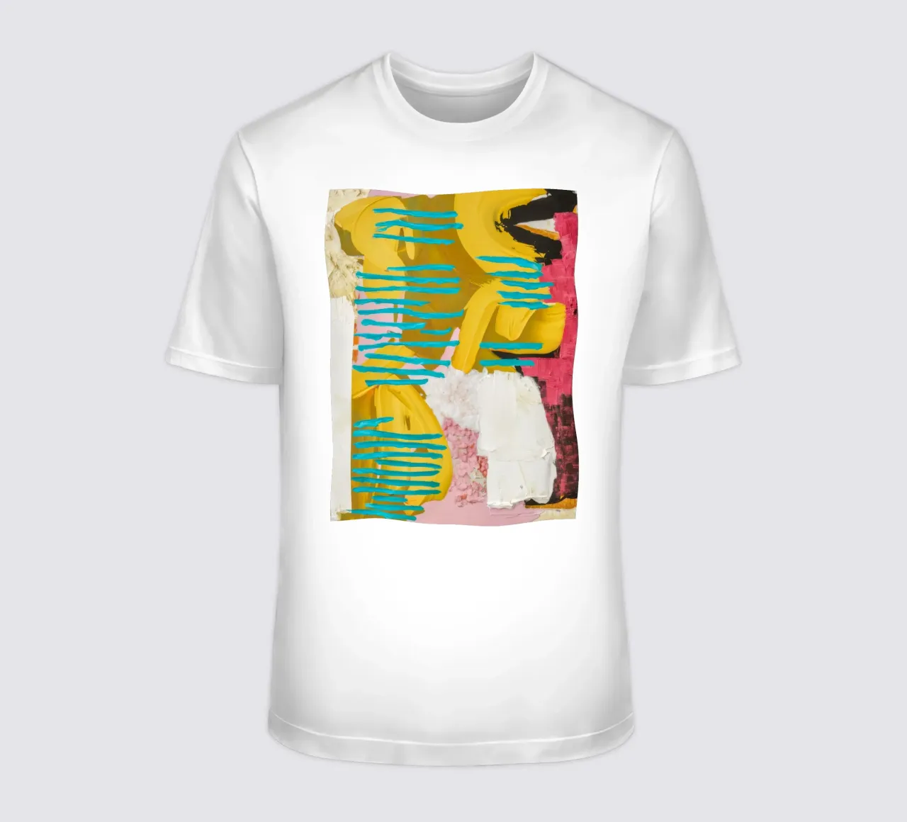 Flusso turchese Collisione t-shirt da Sublime Layers