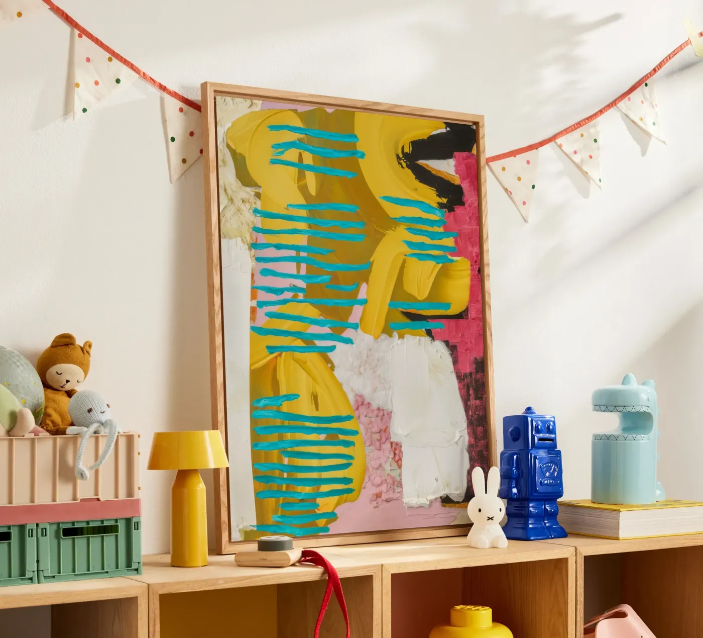 Flusso turchese Collisione plexiglass da Sublime Layers