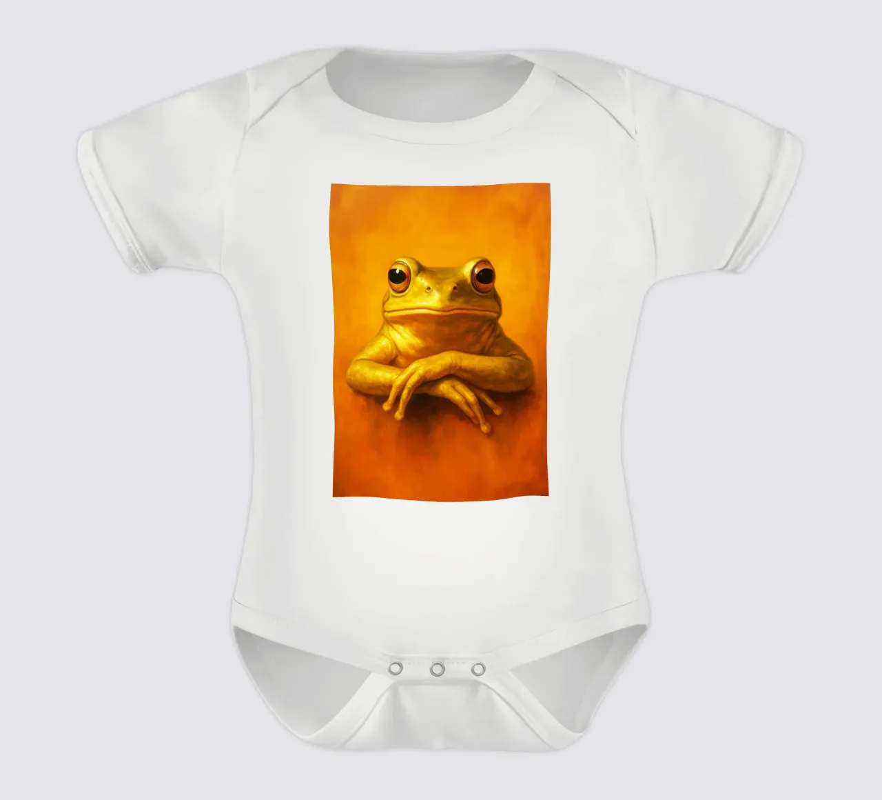 Grenouille grincheuse body bébé de Rawdenox