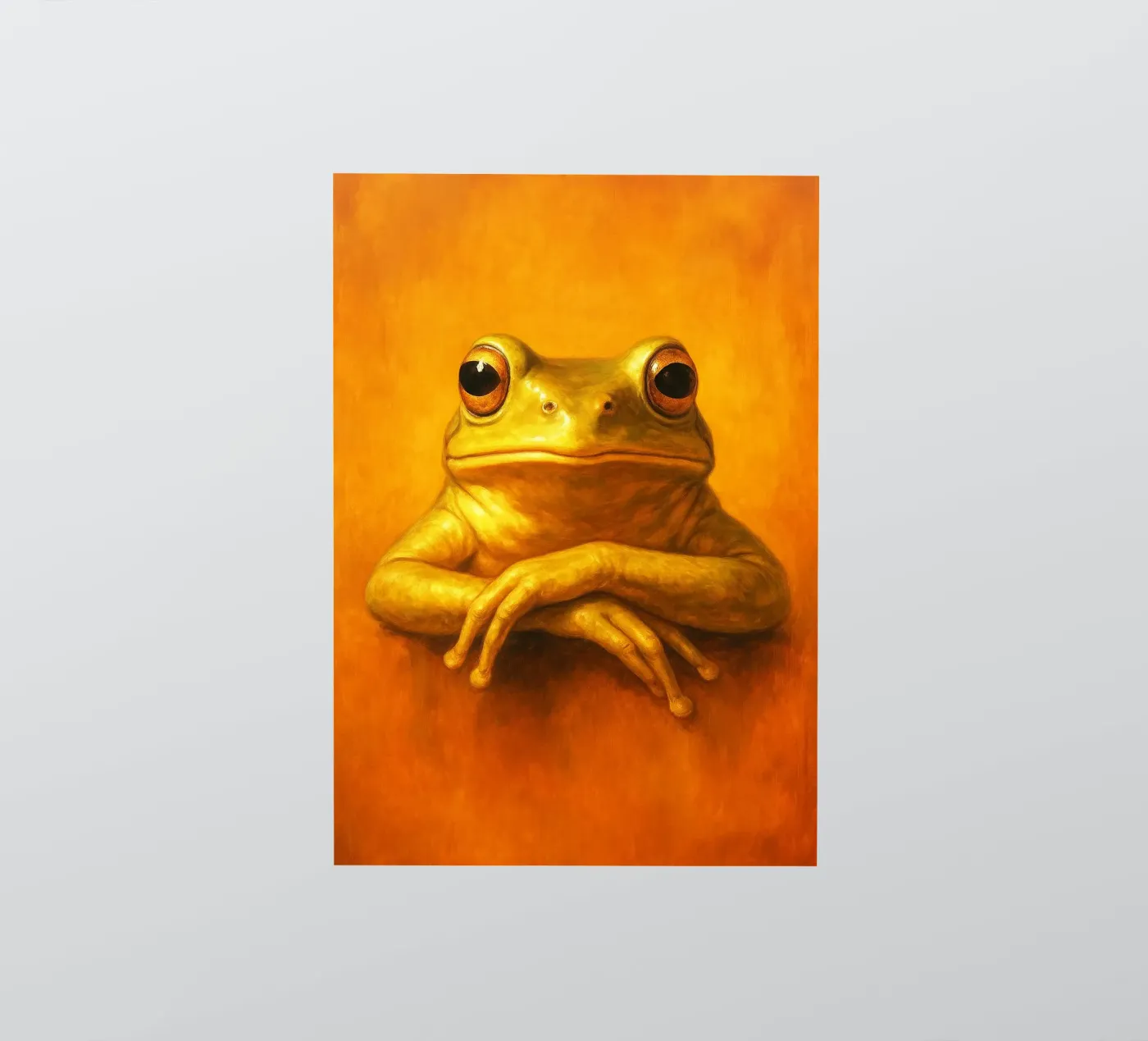 Silly Grumpy Frog sticker by Rawdenox