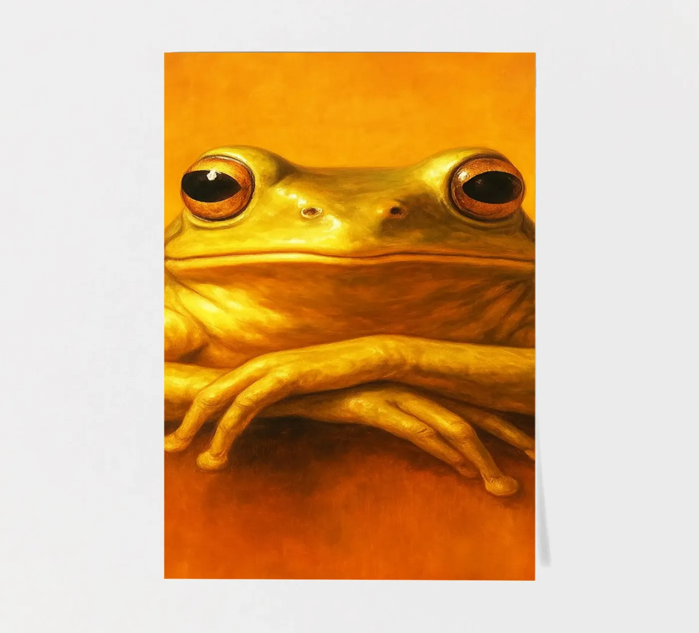 Sciocca rana brontolona foglio adesivo da Rawdenox