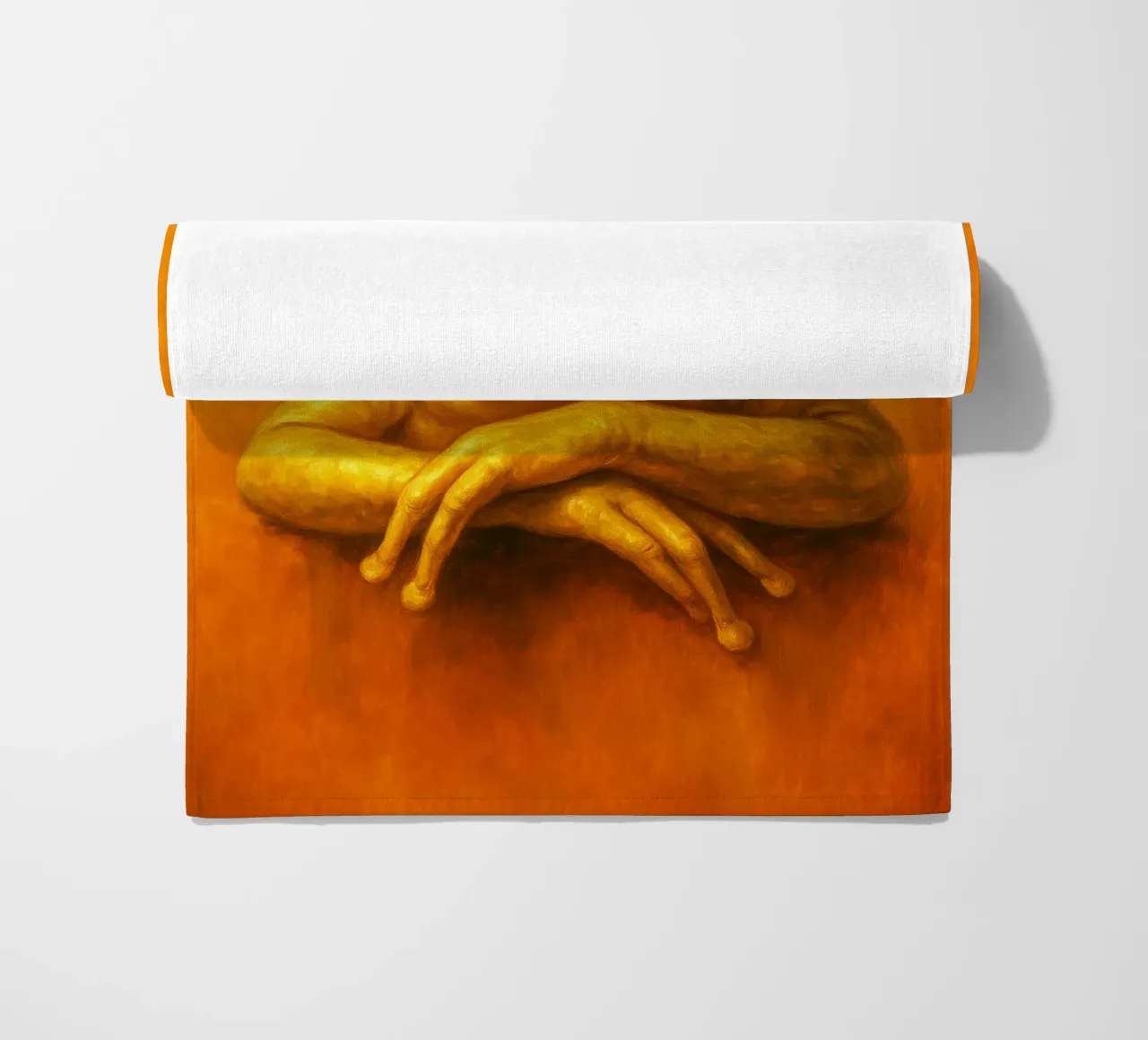 Silly Grumpy Frog beach towel by Rawdenox