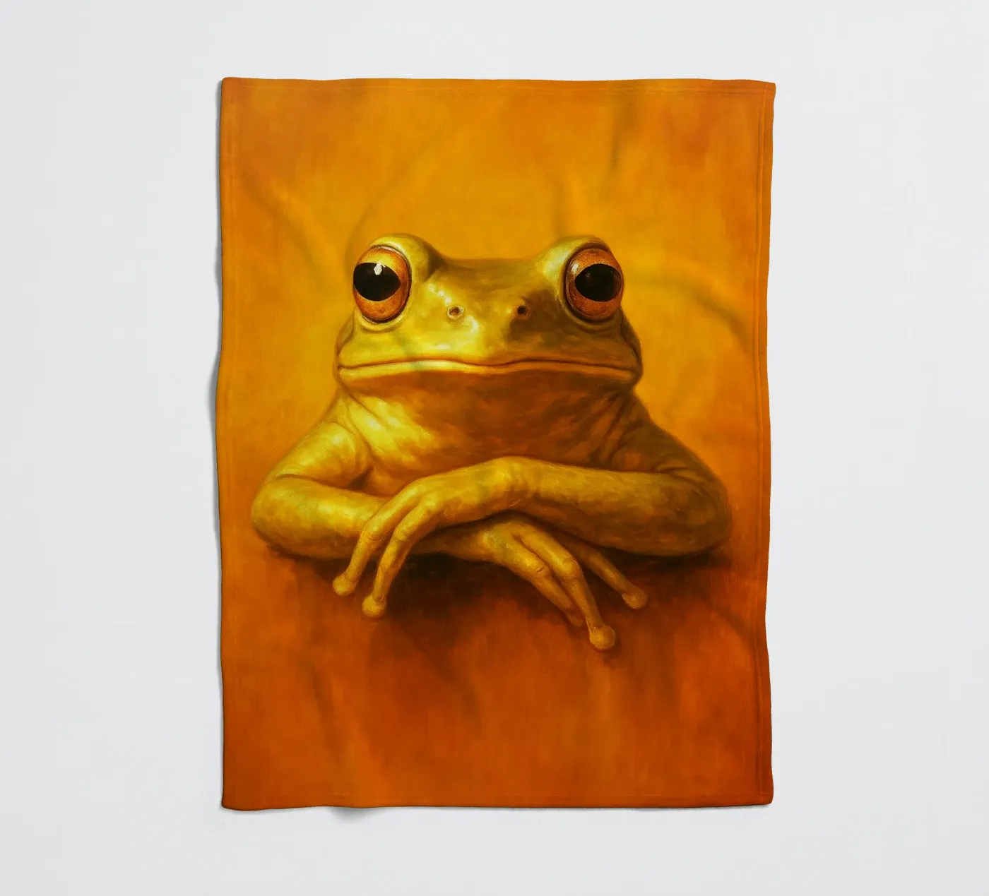 Silly Grumpy Frog coperta in pile da Rawdenox