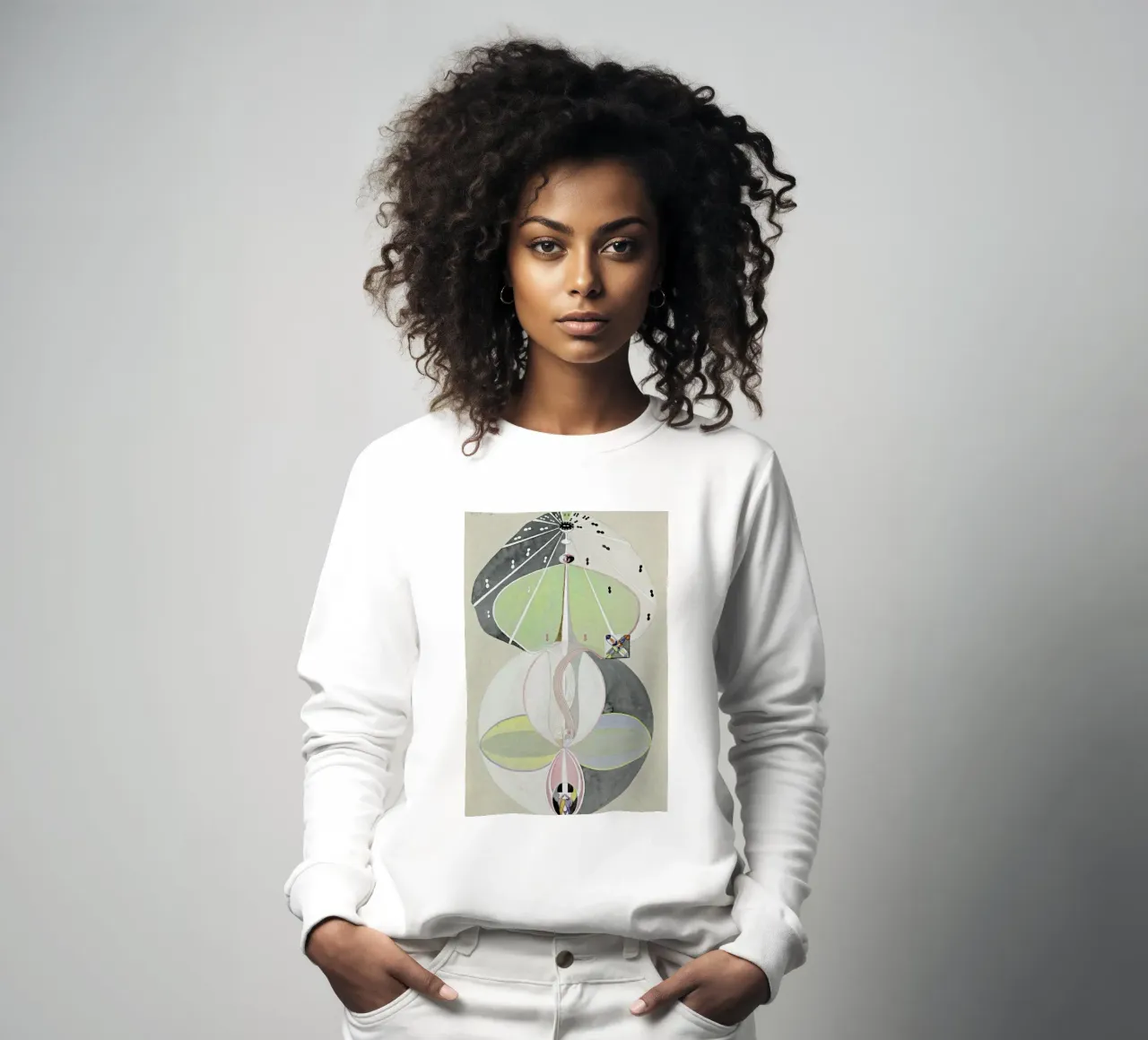 Hilma af Klint - Tree of Knowledge III Sweatshirt von Vintage by JUNIQE
