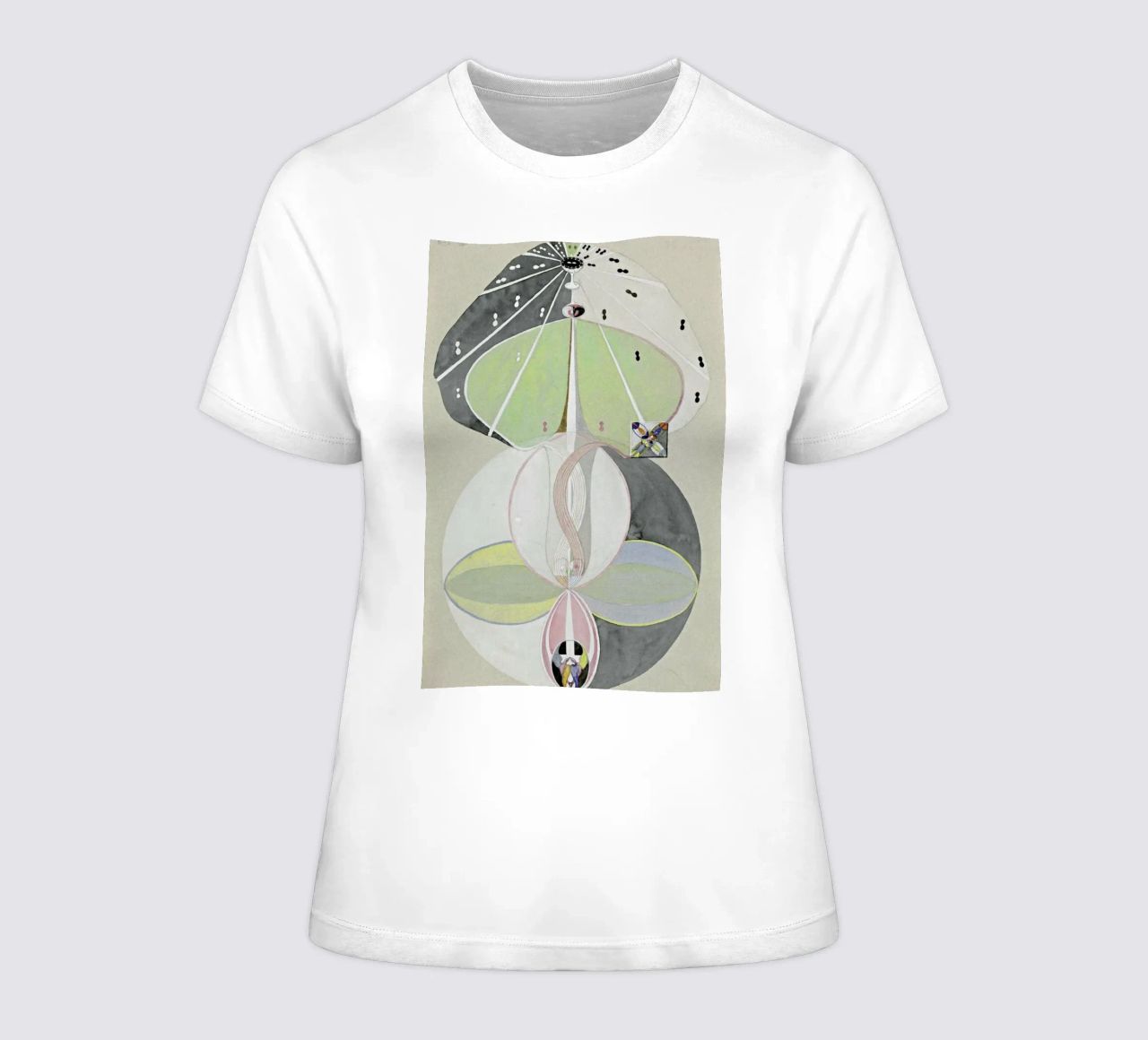 Hilma af Klint - Tree of Knowledge III women's fitted t-shirt by Vintage by JUNIQE