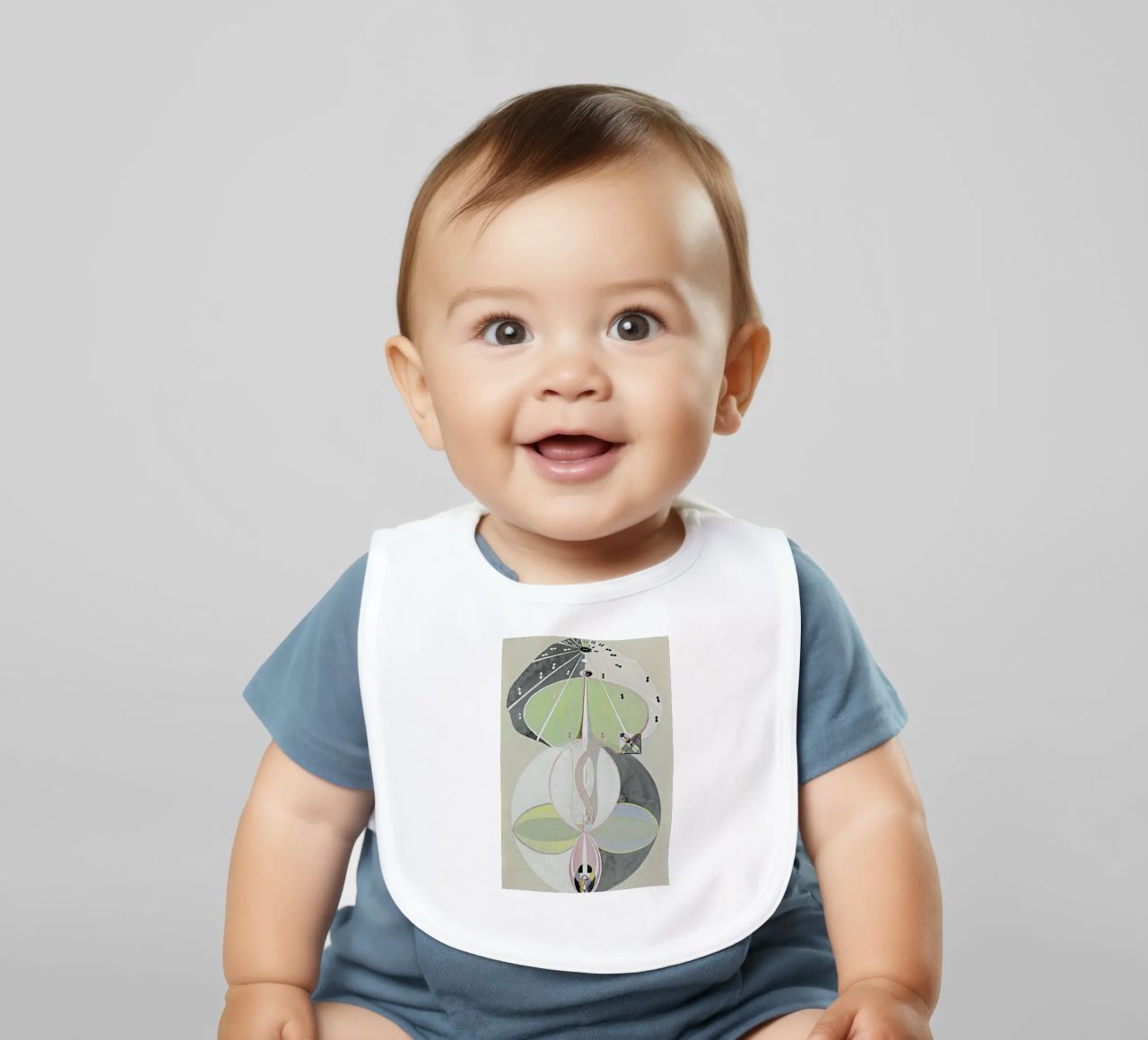 Hilma af Klint - Tree of Knowledge III baby bib by Vintage by JUNIQE