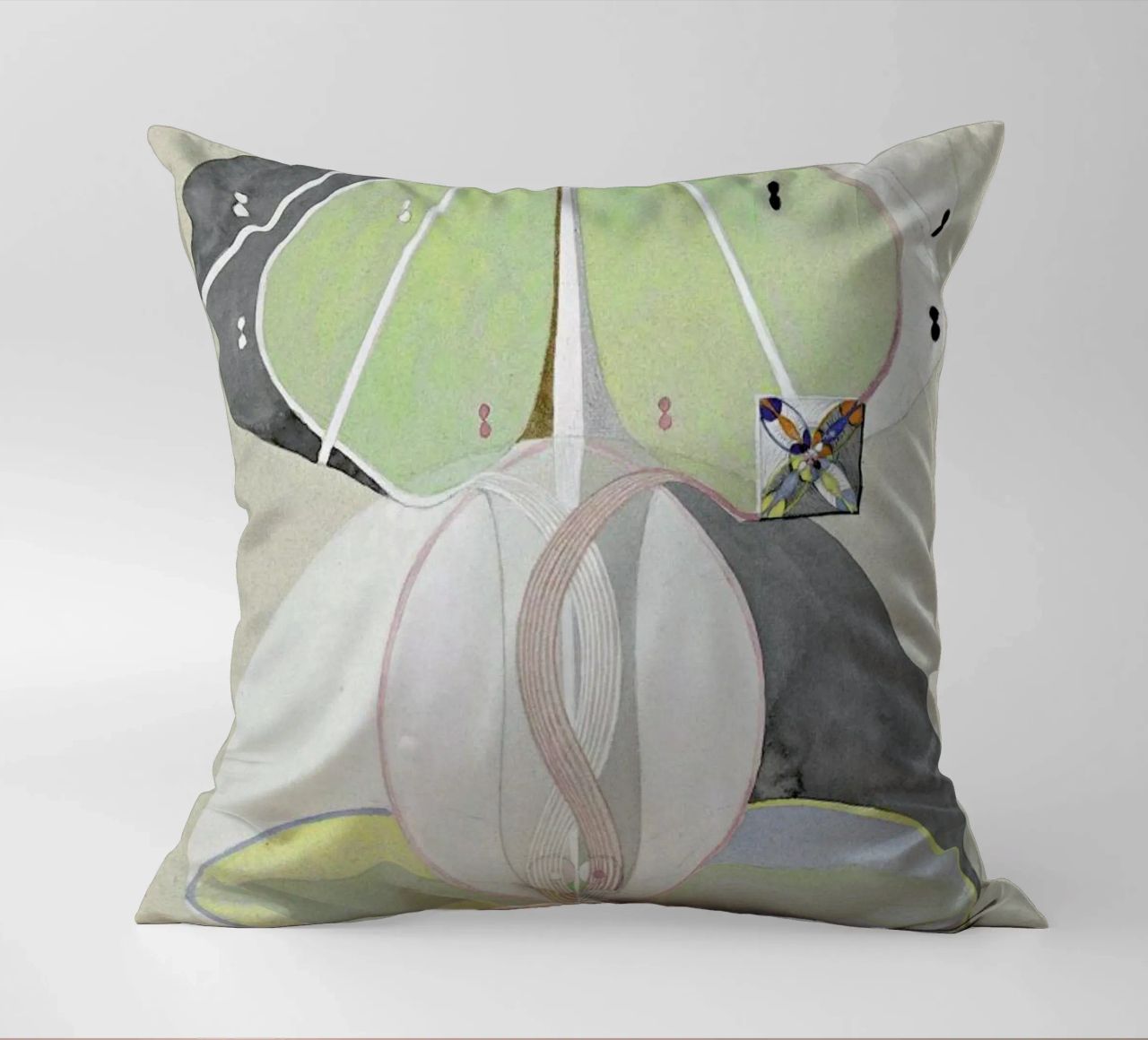 Hilma af Klint - Tree of Knowledge III decorative cushion by Vintage by JUNIQE